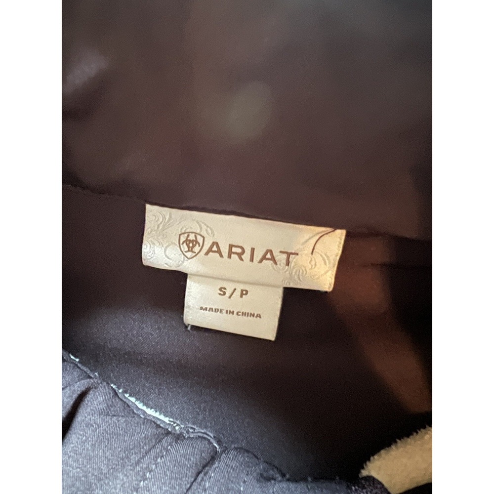Ariat Jacket Womens Small Brown SoftShell Western Embroidered Aztec Zip Rodeo‎ - Picture 4 of 12